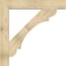 Ekena Millwork Olympic Block Rough Sawn Bracket w/ Offset Brace, Douglas Fir, 8"W x 46"D x 46"H BKT0806X46X46OLY05RDF - alternate 2